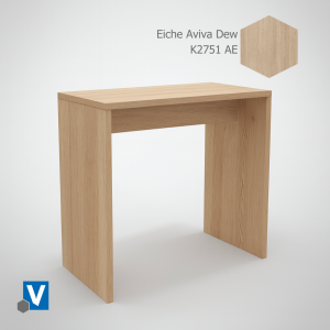 BT60 - Stehtisch 120x60x110 cm Eiche hell