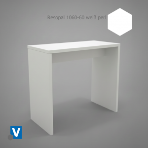 BT60 - Stehtisch 120x60x110 cm weiß