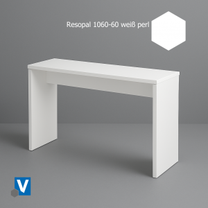 BT60 - Stehtisch 180x60x110 cm weiß