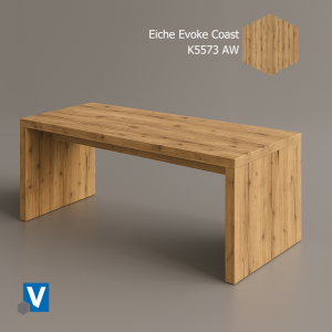 BT85 - Bankett-Tisch 185x85x75 cm Eiche dunkel