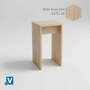 BT60 - Stehtisch 60x60x110 cm Eiche hell